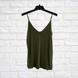 Olive Green Tank top